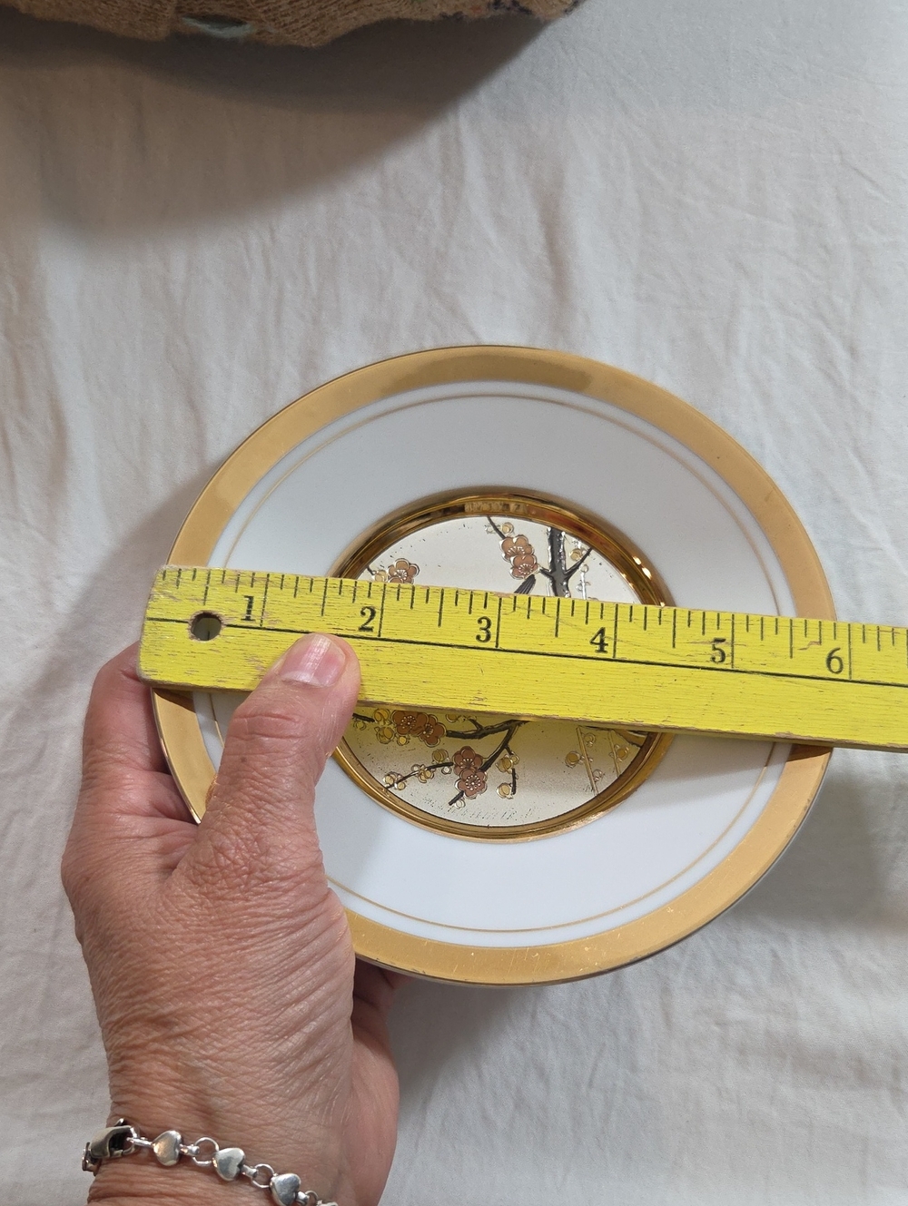 The Art of Chokin Plate 24K gold Trim plate - Picture 4 of 4